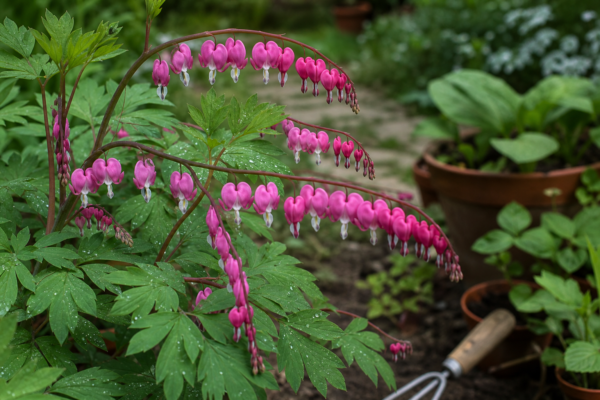 Cerceii doamnei (Dicentra spectabilis) – sfaturi de plantare și îngrijire