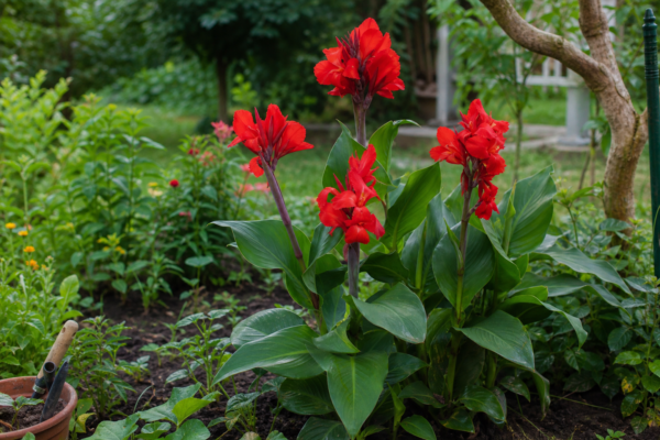 Trestie indiană (Canna indica) – sfaturi pentru plantare, creștere și întreținere