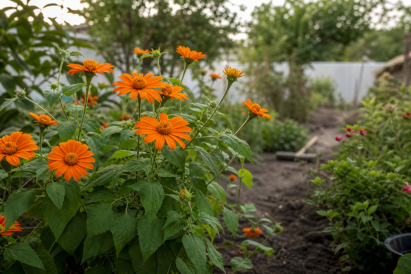 Floarea soarelui mexicană (Tithonia rotundifolia) – ghid complet de cultivare și îngrijire