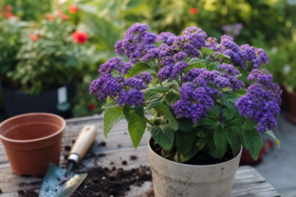 Heliotropium arborescens – ghid complet de cultivare și îngrijire