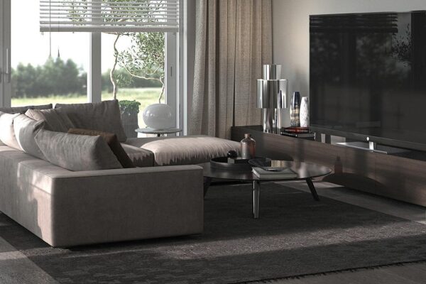 Ce distanță trebuie să fie între canapea și un televizor de 65 inch