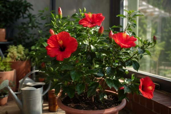Trandafirul japonez (Hibiscus rosa-sinensis) – ghid practic de plantare și îngrijire
