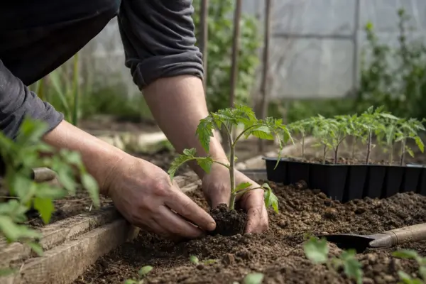 Cum plantezi corect răsadurile de roșii în solar