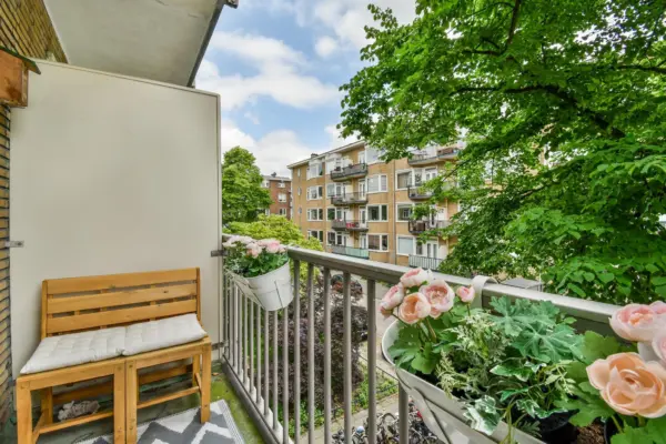 Balcon mic cu plante și depozitare: cum împarți spațiul
